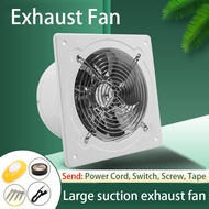 【Original+24hours delivery】6 inch Exhaust fan Powerful fan exhaust fan household window type oil fume exhaust fan, exhaust fan for kitchen for room  Ventilation fan Window Exhaust fan