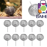 BAIHEE 10pcs Gardening Fertilization Baskets, With Spikes Fertilizer Tool Bonsai Baskets, Durable Au