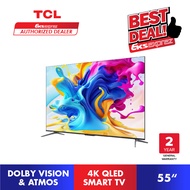 [FREE SHIPPING] TCL 4K QLED Smart (Google)TV 55" 55C645 with Dolby Vision•Atmos 120Hz Game Accelerat