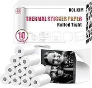S1 Thermal Sticker Paper D20 S002 Self-Adhesive Mini Thermal Printer Sticker Paper Roll Compatible f