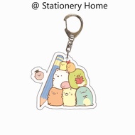 Sumikko Gurashi Acrylic Keychain Japanese Cartoon Keychains Cute Key Pendant Bag Accessories Student Key Chains