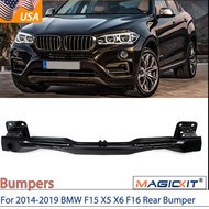 MAGICKIT For 2014-2019 BMW F15 X5 X6 F16 Rear Bumper Reinforcement Impact Bar Bumper Reinforcement 5