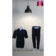 Safari Uniform Set Short long black driver work uniform driver driver driver bodyguard