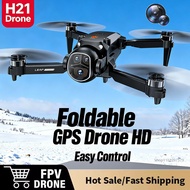 New Upgraded Foldable H21 MIni Drone 4K HD Dual Camera Gesture Photography, Video Recording, Headles