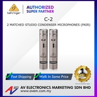 BEHRINGER C-2 Matched Pair Studio Condenser Microphones