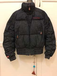 ecko red美國品牌牛仔羽絨外套特殊款