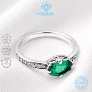 25 BnB Silver - Veloura Birth Silver Ring Ring Wanita - Birthstone