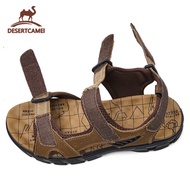 Desert Camel【Free Shipping】Large Size Slippers Men's Summer Outdoor Wear Shit Feeling Outdoor Beach Shoes 47 Size 48 plus Size Large Size 46 Sandals Men