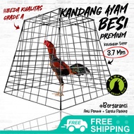 SEMPATI Kandang Ayam Kurungan Ayam Galvanis Piramida Pyramida Sangkar Besi Kurung Ayam Laga Jago Ban