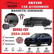 (Magnetic)Honda CRV 2024-2026 Epic Sunshade [6pcs]