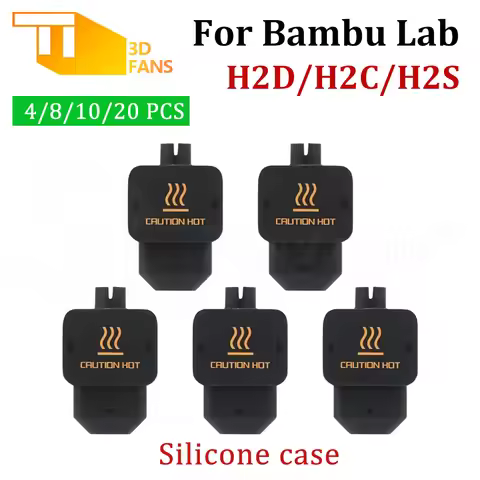 Protective sleeve For Bambu Lab H2D H2C H2S Hotend Silicone Cover Heating Block kit nozzle for 3D pr