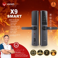 Digital Lock LOCKIN X9 Full Black Door Lock For Wooden Door Digital Lock - Imperial Door