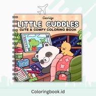 Little Cuddles Coloring Book Little Cuddles 200gsm Children's Merwai Book