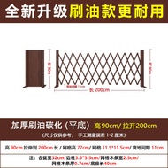 Anticorrosive Wood Retractable Fence Indoor Dog And Cat Pet Partition Yard Gate Fence Outdoor Guardr