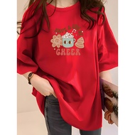 2G5896 Tshirt Women Plus Size Clothes T shirt Crop Top Women's T shirt Blouse Versatile Ba