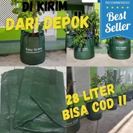 Planter Bag / planterbag / Planter Bag Easy Grow / 28 liter - Hijau easy grow