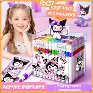 120/60/24 Colors Acrylic Marker Set Kuromi Pen Set Student Stationery Supplies