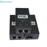 YISHO POE Power Injector, 24V/48V 0.5A Compatible POE Power Supply, POE Device Desktop IEEE802.3af/a