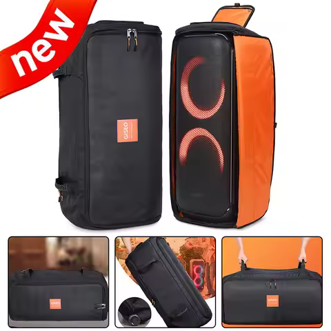 Outdoor Cover Case for JBL PartyBox 710 Foldable Waterproof Storage Bag Built-in Grid Pocket Speaker