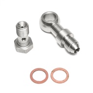 Racing Banjo Bolt Kit M10x1.0 to 4AN Turbo Oil Feed 1.5mm Restrictor For Mitsubishi TD025 TD025L