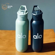 Alo Cup 600ml Tumbler 304 Stainless Steel Insulated Thermos Cup Green Black Portable Large Capacity 