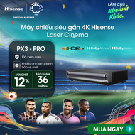 Laser Cinema Hisense PX3-PRO 4K UHD trải nghiệm màn hình đến 150 inch - Hàng chính hãng