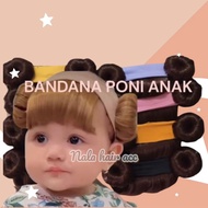 BABY FAKE HAIR BANDANA / CHILDREN'S WIG BANDANA / CHILDREN'S FAKE HAIR BANDANA