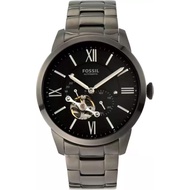 [Powermatic] Fossil ME3172 Townsman Analog Automatic Open Heart Black Dial Stainless Steel Men'S Watch