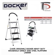 [100% ORIGINAL] DOCKER HEAVY DUTY SINGLE SIDE STEEL PLATFORM LADDER (MADE IN TAIWAN) *A1 / WINSTON /