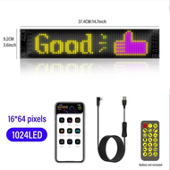 Flexible led advertising screen LED soft screen APP Bluetooth car display screen 92*374mm