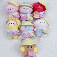 BTS BT21 Spring Outing Series Plush Doll Cooky Koya RJ Mini Plush Keychains Bag Pendant Kids Gift
