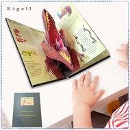 [Eigell] 3D Dinosaur Book Dinosaurs Activity Book Creative Encyclopedia Prehistorica for Children Bo