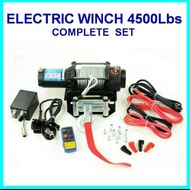 Universal Electric Winch 4500 Lbs (2040 kg) Offroad Winch Jeep Jip Jimny  Winch