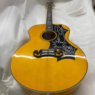 [NEW] Ada Stok Baru 43 # Gitar Akustik Jumbo J200 Sj200 Solid Spruce Top Elvis Bone Nut/pelana Dalam