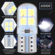 【COOL】 10pcs W5w T10 Led Bulbs Canbus 3030 8smd 6000k 168 194 Led Car Interior Dome Reading Side Wed