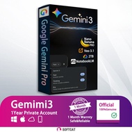 Gemini Advanced 1 Year | Personal Account | Google AI Tools | NotebookLM | Google One 2TB | Instant 