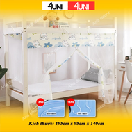 Màn che muỗi lưới chắn muỗi ký túc xá sinh viên giường tầng màn tuyn giường ký túc xá giá rẻ 4UNI