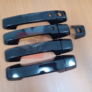 เบ้ากันรอย มือจับ รถ 4 ประตู ALL NEW TRITON 23 24 25 ตัวล่าสุด สีแคปล่า ดำด้าน ดำเงา เบ้า มือ รถ 4 ป