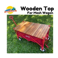 Coleman Wooden Top For Mesh Wagon ท๊อปไม้แบบพับได้สำหรับรถเข็นรุ่นตาข่าย