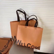 Thickened Non-Woven Fabric Shopping Bags for Clothing Stores Printing Logo Womens Apparel Packaging 