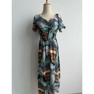 Dress Labuh Linen Floral 50-90kg