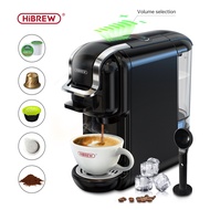 Hibrew Multiple Capsule Coffee Machine, Hot/Cold Dolce Gusto Milk Nespresso Capsule ESE Pod Ground Coffee Cafeteria 19Bar 5 In 1