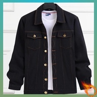 jaket jeans lelaki,denim jacket jaket jeans lelaki,denim jacket Autumn Black Denim Jacket Men Loose 