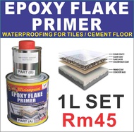 EPOXY FLAKE PRIMER WISION ( 1 LITER ) WP FLAKE PRIMER FINISHING /EPOXY TOP PAINT FOR FLAKE COLOURS FLOOR / 1L /m