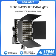NEEWER Đèn LED quay video hai màu kèm chân máy dùng cho chụp ảnh trong studio 3200-5600K CRI96+ 3300