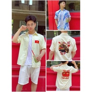 Beach Pattern Shirt, Unique, Free Group Shirt, I Love Vietnam Digital 3D Printed Dry Cotton Fabric