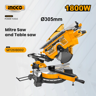 Ingco 1800W Mitre Saw And Table Saw With 1pcs TCT Blade MT2S18002 IPT