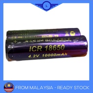 [2pcs] SONY ICR 18650 Rechargeable Lithium Ion Batteries 4.2V 10000mAh Button Head Vape Torchlight F