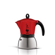 BIALETTI - BREWER - MOKA POT INDUCTION- 3 CUPS RED