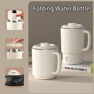 ❤SG Stock❤ 800ml Electric Kettle Portable Kettle Travel Double Layer Anti-Scalding 304 Stainless Ste